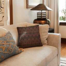 Modern Tribal Ikat Pillow - thumbnail 3