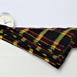 Maasai Shuka Blanket - Acrylic Plaid Throw, Sarong, Cape - thumbnail 3