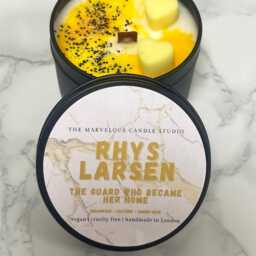 Rhys Larsen Candle - Twisted Games Fantasy Romance Bookish Gift - thumbnail 3