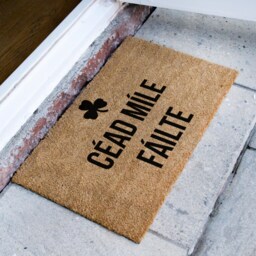 C??ad M??le F??ilte - Irish Welcome Mat A Thousand Welcomes Custom Coir Doormat Home Decor - thumbnail 2