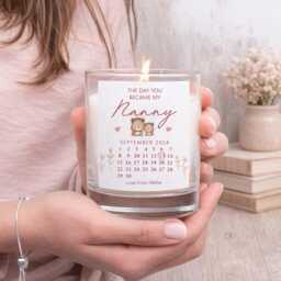 Nanny Gift Candle, Personalised Gift, Candle in Jar, Custom Best Friend Gifts - thumbnail 2