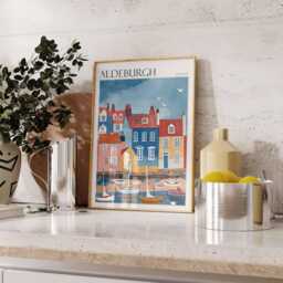 Aldeburgh Travel Poster Suffolk Coast Art Print - thumbnail 3