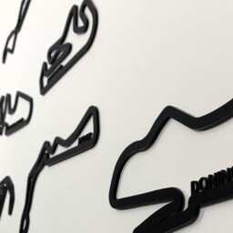 World Superbike Circuits 2026 Complete Collection Laser Cut Wall Art - thumbnail 2