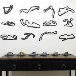 World Superbike Circuits 2026 Complete Collection Laser Cut Wall Art - thumbnail 3