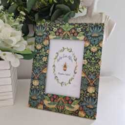 Beautiful Decoupaged William Morris Inspired Wooden Picture/Photo Frame. Matching Items. Other Designs Available.hand Decorated - thumbnail 2