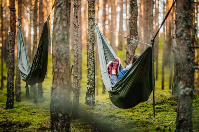 Best Hammock With Straps, Ultra-Light, Premuim Quality, For Camping, Backpacking, Hiking, Ultralite, Outdoors - image 1