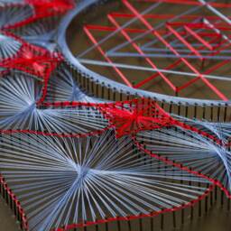 string Art Sri Yantra Sacred Geometry Meditation Wall Art Home Decor D??cor Mandala Zen 3D New Age Spiritual Gift, Yoga - thumbnail 3