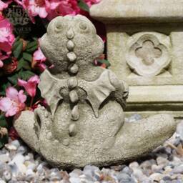 Cheeky Dragon Stone Statue - Mythical Chinese Outdoor Garden Ornament Decor - thumbnail 3