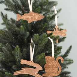 Gazelle Wood Ornament [Mama Nature, Christmas, Personalized Gifts, Holiday Decor, Stocking Stuffers, Mountain Wooden Ornament] - thumbnail 3