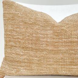 Brown Tribal Hemp Hand Woven Natural Dye Color Pillow Cover - thumbnail 2