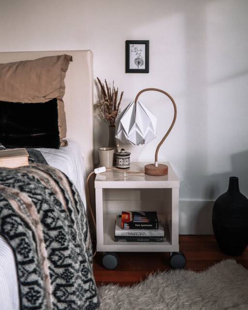 Table Lamp Kikyo With Flexible Cable & Paper Lampshade - image 1