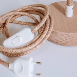 Table Lamp Kikyo With Flexible Cable & Paper Lampshade - thumbnail 4