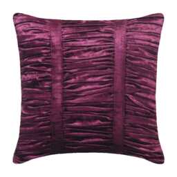 "Velvet Plum Purple Throw Cushion 16""x16" - thumbnail 1