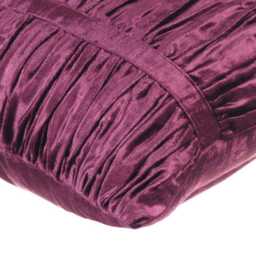 "Velvet Plum Purple Throw Cushion 16""x16" - thumbnail 2