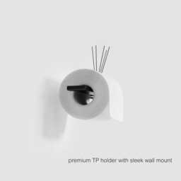 Minimalist Aluminum Toilet Paper Holder Modern Bathroom Accessories - thumbnail 2