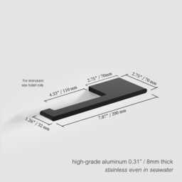 Minimalist Aluminum Toilet Paper Holder Modern Bathroom Accessories - thumbnail 3
