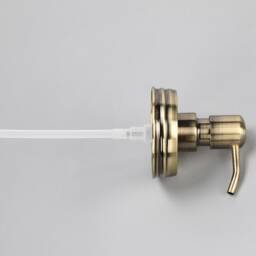 100 Packs Copper 304 Stainless Steel Diy Mason Jar Lid Liquid Soap Dispenser Pump Kit With Tube & Collar No Jars - thumbnail 3