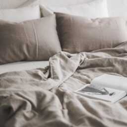 Handcrafted Linen Duvet Cover With Coconut Buttons, Sustainable & Natural Bedding, Available in All Sizes, Soft, Durable, & Eco-Friendly - thumbnail 2
