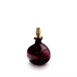 Recycled Glass Mulberry Table Lamp With Multicoloured Flex - thumbnail 1