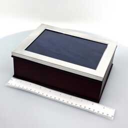 Wooden Photo Frame Keepsake Box 925 Hallmarked Sterling Silver By Jewelaridesigns - thumbnail 3