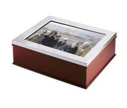 Wooden Photo Frame Keepsake Box 925 Hallmarked Sterling Silver By Jewelaridesigns