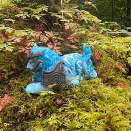 Small Blue Ghost Of The Pridemother Feral Druid 12cm 3D Printed Figure - thumbnail 4