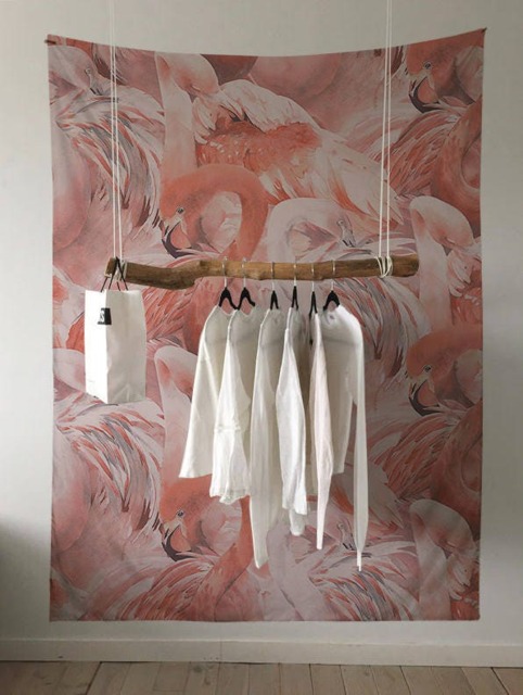 Flamingo - Wall Tapestry Tapestry Hangings Wanderlust Bohemian Home Decor Dorm T#45 - image 1