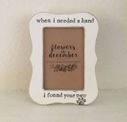 "Personalized Pet Memorial Picture Frame ""When I Needed A Hand" - thumbnail 1