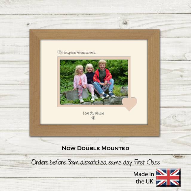 Grandparents Photo Frame Special Gift For Mother's Day Landscape 720F Or Portrait 1078F - image 1