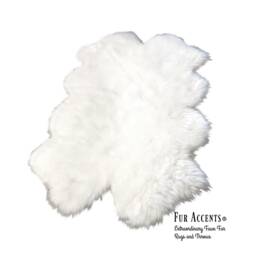 Faux Sheepskin Rug - Shag Fur Accent Rug, Usa Made - thumbnail 1
