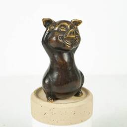 Pig Bronze Sculpture 3.4 - thumbnail 3