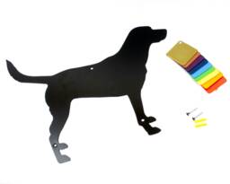Labrador Wall Art - Metal Art, 20+ Colours, Dog Decor, Lover Gift, Personalised Silhouette, Home Decor - thumbnail 1