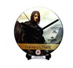 Mount & Blade Upcycled Dvd Disc Clock Video Pc Game Gift Idea - thumbnail 1