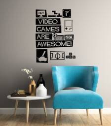 Video Games Vinyl Wall Decal Gamer Room Playroom Quote Stickers Mural - #3093Di - thumbnail 1
