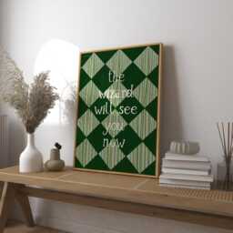 The Wizard Will See You Now Art Print Poster, Movie Theatre London West End Broadway Modern Kitchen Bedroom Decor, Bar Cart - thumbnail 1