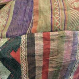 Vintage Handmade Tribal Muong Thai Textile Blanket in The Centre Of Vietnam - thumbnail 4