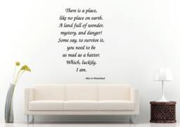 There Is A Place Cartoon Quote Saying Citation For Kids Children Toddlers Babies Nursery Wall Decal Vinyl Sticker Mural Room Decor L966 - thumbnail 1