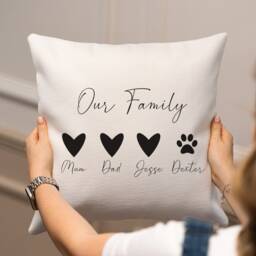 Personalised Family Cushion - Gift Parent - thumbnail 2