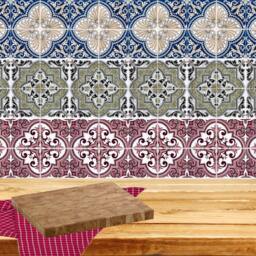 Wall Tile Spanish Set Of 24 Kitchen Bathroom Ceramic Mexican Decals Stickers Mixed Tiles For Shower Walls Accessories H301 - thumbnail 2