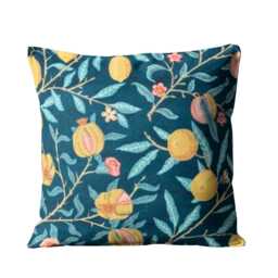 William Morris Fruit Velvet Cushion Cover Arts & Crafts Home Decor - thumbnail 1
