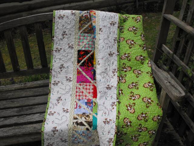 I Spy Quilt, Crib Handmade Baby Gift, Nursery Girl, Blanket, Baby, Patchwork Gift For Her - image 1