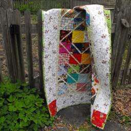 I Spy Quilt, Crib Handmade Baby Gift, Nursery Girl, Blanket, Baby, Patchwork Gift For Her - thumbnail 2