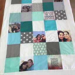High School Graduation Gift.goodbye Gift.farewell Gift.personalized.birthday Photo Throw. Leaving Home For College, Graduation - thumbnail 1