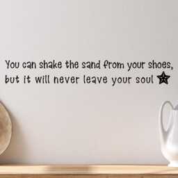 Beach House Wall Decor - Vacation Home Decal - Art - Quote - Decal - thumbnail 3