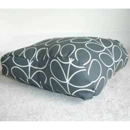 Tempur Original Travel Pillow Cover Only Small 25x31cm Grey Case Neck Cervical Orthopaedic Cushion Gray Pillowcase Linear Stem Leaves - thumbnail 2