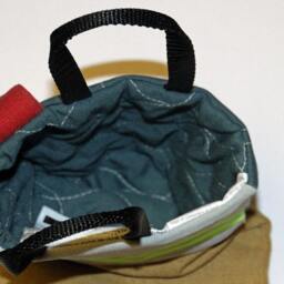 Firefighter Turnout Bunker Gear Christmas Stocking With Leather Trim - thumbnail 3