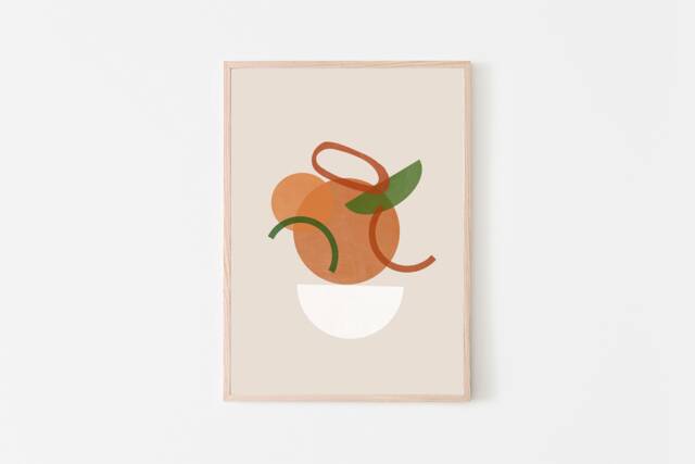 Thai Red Curry Art, Modern Food Asian Giclee Print, Fine Art Paper Home & Kitchen Decor For The Lover - image 1
