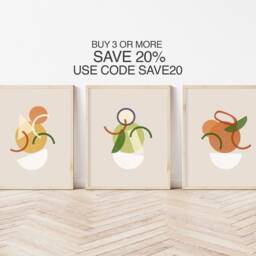 Thai Red Curry Art, Modern Food Asian Giclee Print, Fine Art Paper Home & Kitchen Decor For The Lover - thumbnail 3
