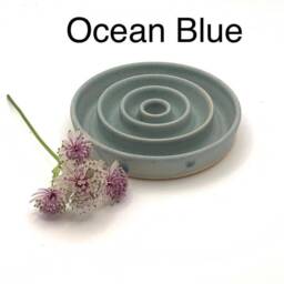 Eco-Friendly Handmade Stoneware Soap Dish - Spiral Design - Earth Ocean Inspired - thumbnail 2