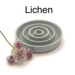 Eco-Friendly Handmade Stoneware Soap Dish - Spiral Design - Earth Ocean Inspired - thumbnail 3